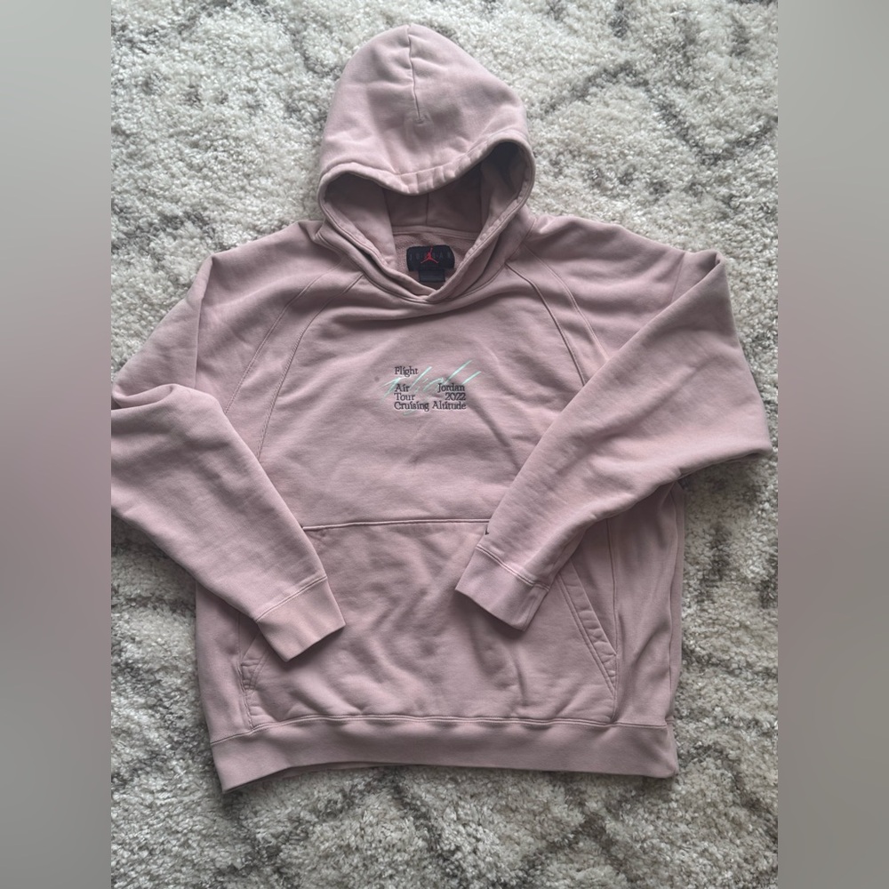 Jordan Men's Light Pink Hoodie Sweater